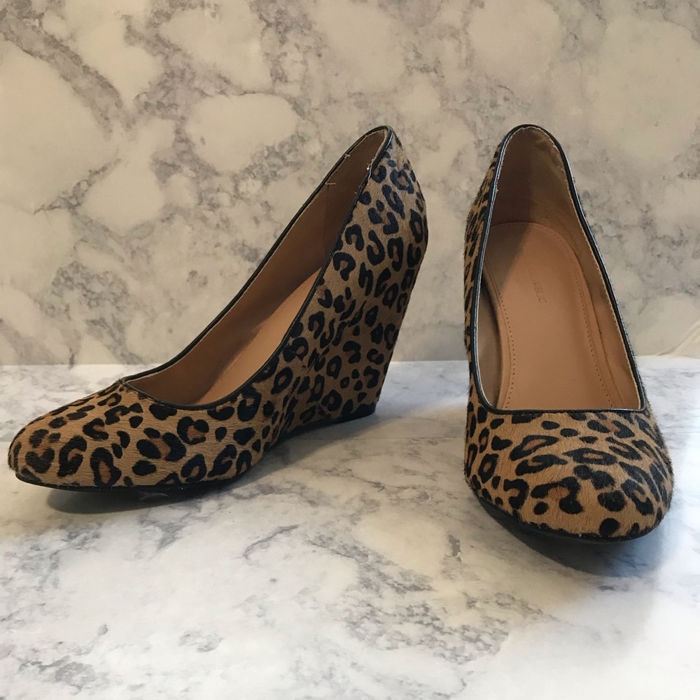 Banana Republic Calf Hair Wedges